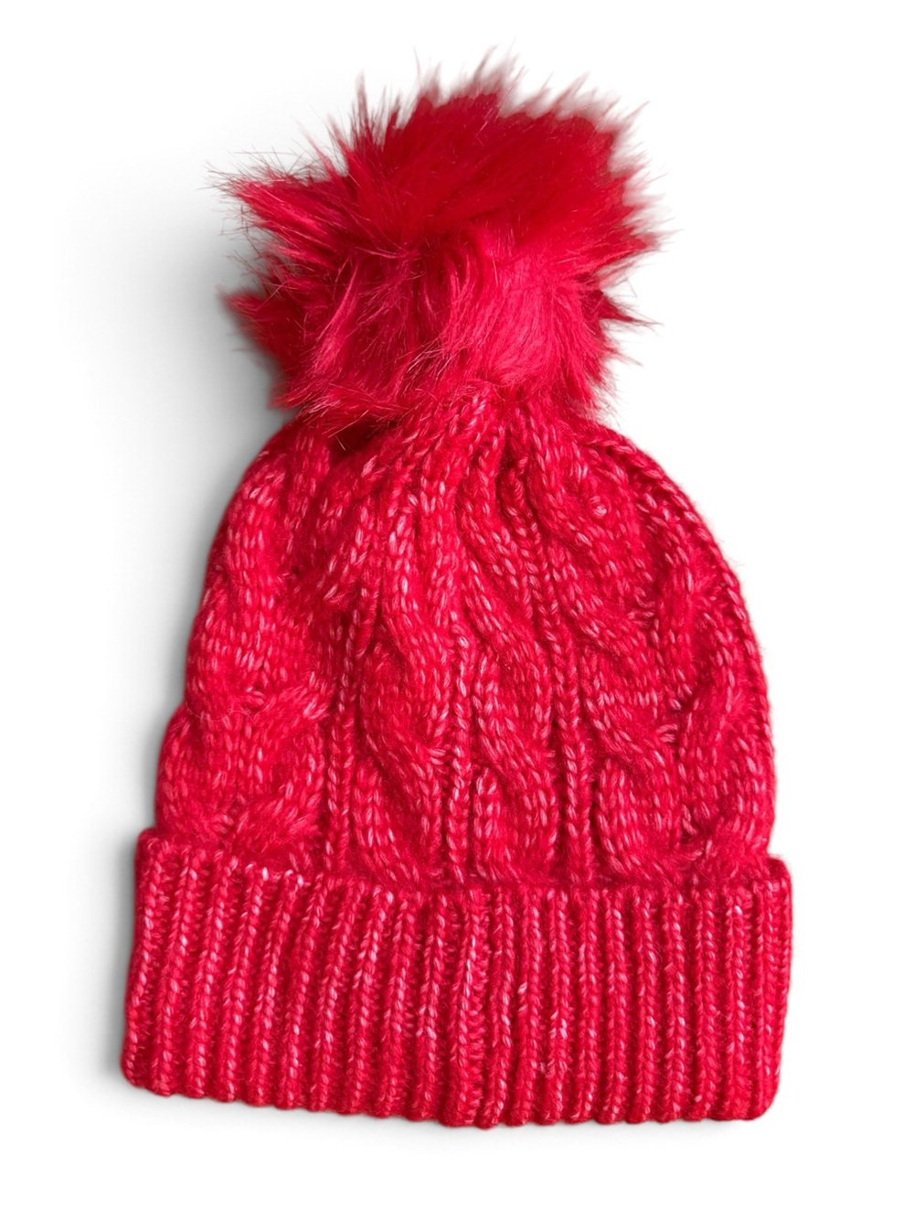 NWT Loft Red and White Pom Stocking